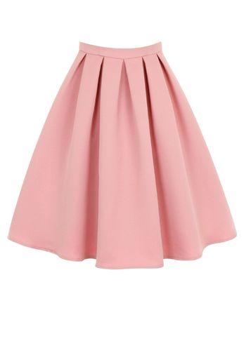 Dorothy Perkins *chi Chi London Pink Midi Skirt