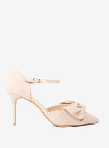 Dorothy Perkins Wide Fit Nude 'gardenia' Court Shoes