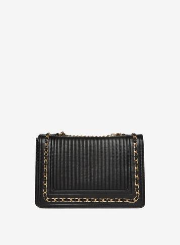 Dorothy Perkins Black Chain Shoulder Cross Body Bag