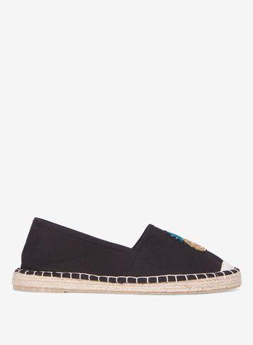Dorothy Perkins Wide Fit Black 'cherry' Espadrilles