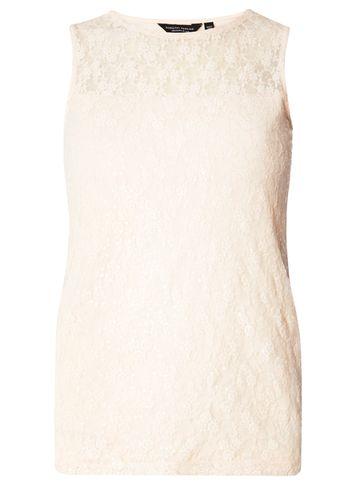 Dorothy Perkins Nude Sequin Lace Shell Top
