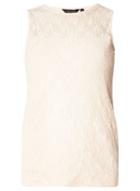 Dorothy Perkins Nude Sequin Lace Shell Top