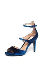 Dorothy Perkins Blue 'stephanie' Velvet Sandal