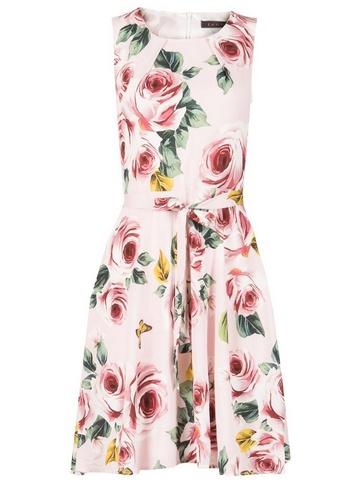*tenki Pink Floral Skater Dress