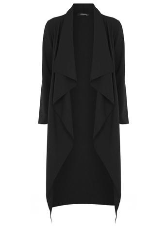 Dorothy Perkins *fever Fish Black Waterfall Jacket