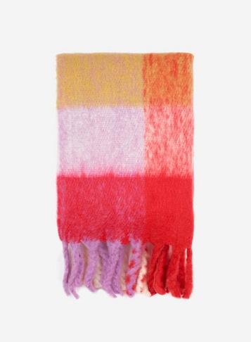 *vero Moda Pink Check Scarf
