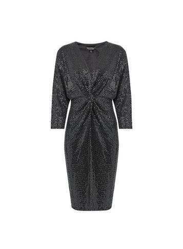 *billie & Blossom Silver Bodycon Dress