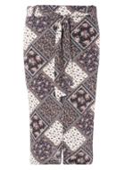 Dorothy Perkins Paisly Patchwork Column Skirt
