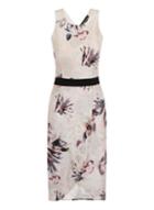 Dorothy Perkins *little Mistress Floral Keyhole Midi Dress