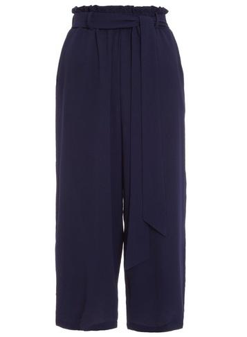 *quiz Navy Paperbag Culottes
