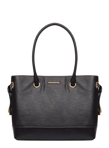 Dorothy Perkins Black Tie Side Tote Bag