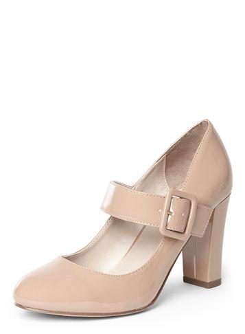 Dorothy Perkins Nude 'deborah' Mary Jane Court Shoes