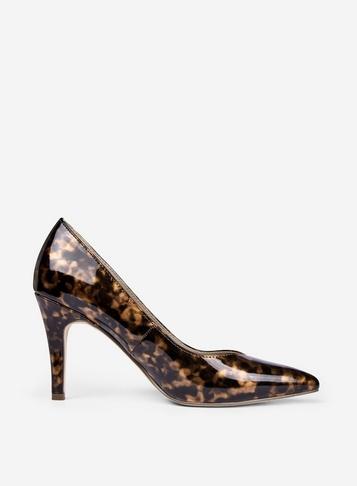 Dorothy Perkins Wide Fit Brown 'drake' Court Shoes