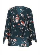 Dorothy Perkins *izabel London Green Long Sleeve Top