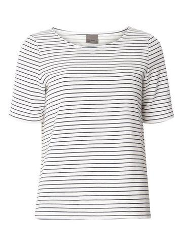 Dorothy Perkins *vero Moda Navy Striped Jersey Top
