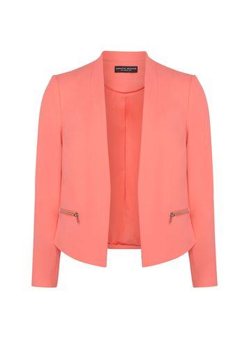 Dorothy Perkins Coral Zip Pocket Jacket