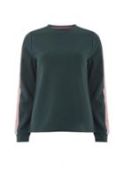 Dorothy Perkins *only Green Jersey Stripe Jumper