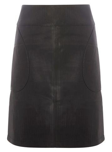 Dorothy Perkins Black Curve Pocketed A-line Skirt