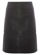 Dorothy Perkins Black Curve Pocketed A-line Skirt