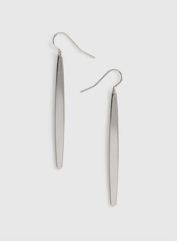 Dorothy Perkins Smooth Silver Thread Earrings
