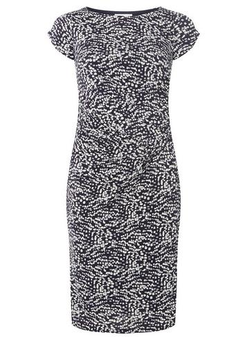*lily & Franc Navy Speckle Bodycon Dress