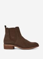 Dorothy Perkins Wide Fit Chocolate Morgan Chelsea Boots