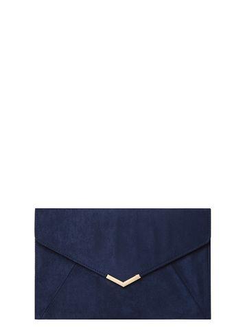 Dorothy Perkins Navy Flap Clutch