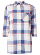 Dorothy Perkins *tall Sky Blue Stripe Textured Shirt