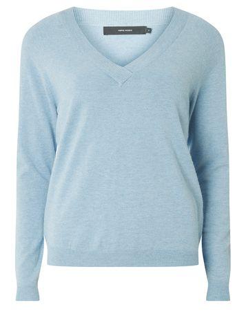 Dorothy Perkins *vero Moda Blue Long Sleeve Blouse