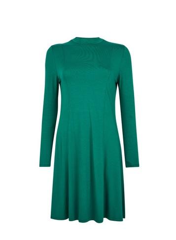 Dorothy Perkins Green High Neck Swing Dress