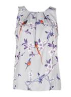 Dorothy Perkins *tenki Silver Floral Blouse