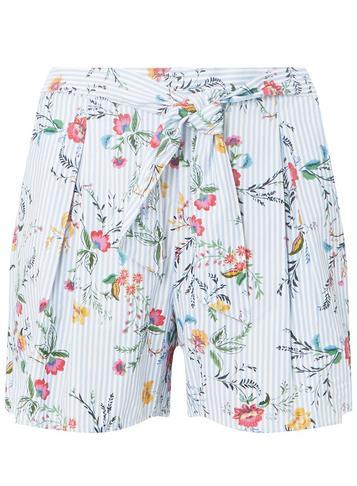 Dorothy Perkins Blue Floral Print Shorts