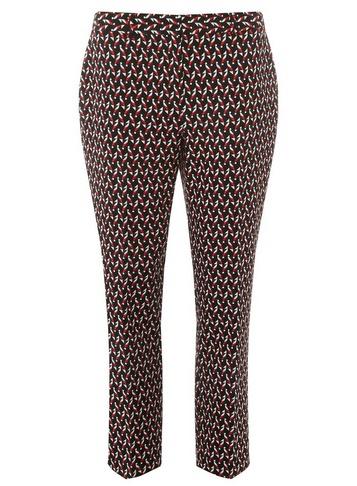 Dorothy Perkins Multi Colour Riviera Geometric Ankle Grazer Trousers