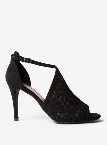 Dorothy Perkins Black Lace 'briana' Sandals