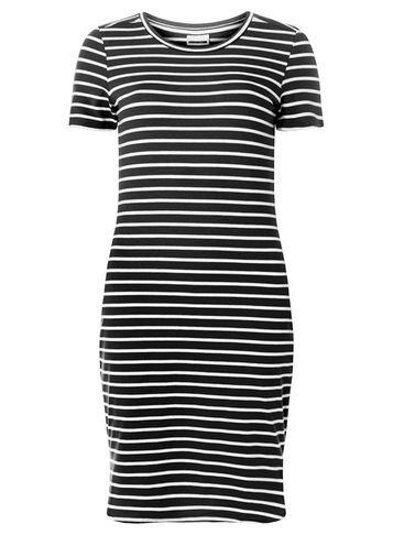 Dorothy Perkins *noisy May Black And White Striped Shift Dress