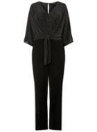 Dorothy Perkins *dp Curve Black Knot Jumpsuit