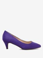 Dorothy Perkins Wide Fit Purple Darcie Court Shoes