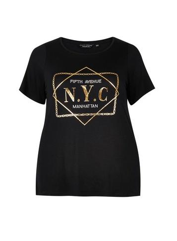Dorothy Perkins *dp Curve Nyc Motif Top