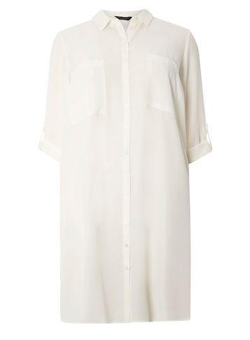 Dorothy Perkins Dp Curve Jersey Back Shirt Ivo