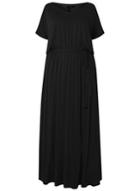 Dorothy Perkins Dp Curve Black Jersey Maxi Dress