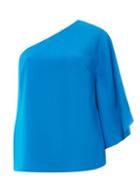 Dorothy Perkins Blue Turquoise One Shoulder Top