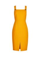 Dorothy Perkins Petite Ochre Pinafore Dress