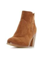 Dorothy Perkins *head Over Heels By Dune Tan Pandoro Ankle Boots