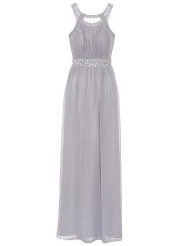 *quiz Grey Chiffon Maxi Dress