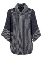 Dorothy Perkins *izabel London Grey Oversized Chunky Knit Jumper