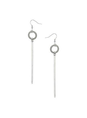 Dorothy Perkins Glitter Circle Tassel Earring