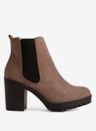 Dorothy Perkins Wide Fit Taupe 'ainsley' Boots