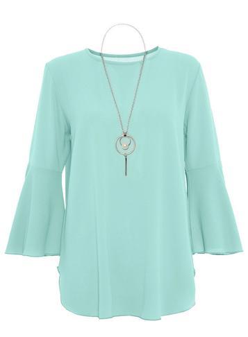 Dorothy Perkins *quiz Aqua Bubble Frill Top