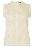 Dorothy Perkins Petite Pale Yellow Shell Top