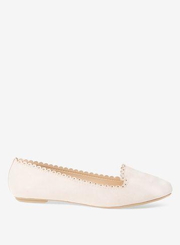 Dorothy Perkins Wide Fit Nude Heidi Microfibre Pumps
